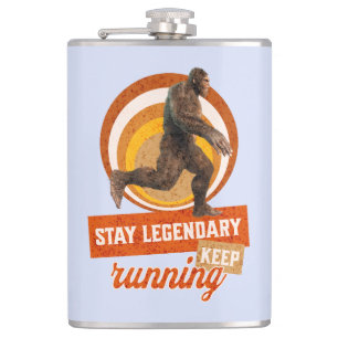 Petaca Divertida Motivación para Correr de Bigfoot