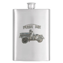 Divertida motocicleta vintage Push Me