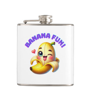 Petaca Divertido diseño de ganadería bananera para divers