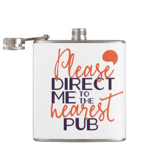 Petaca Divertido, por favor, diríjanme al pub más cercano