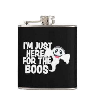 Petaca Diviértete con el fantasma de Halloween Boos Pun 