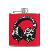 DJ de audífonos de música negra