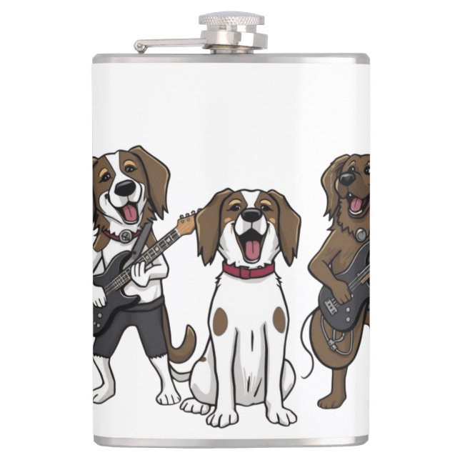 Petaca Dogs Rockband (Anverso)