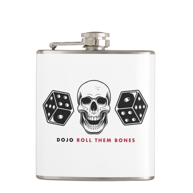 Petaca Dojo "Roll Them Bones" (Anverso)