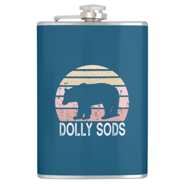 Petaca Dolly Sods Wilderness Retro Bear (Anverso)