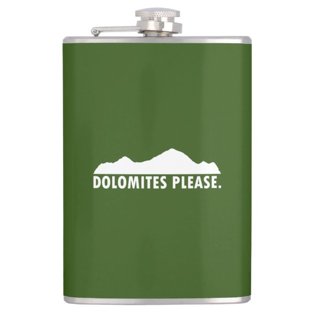 Petaca Dolomitas Por Favor (Anverso)