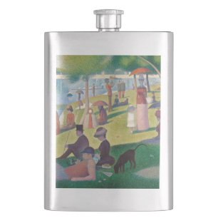 Petaca Domingo en la pintura de La Grande Jatte Seurat