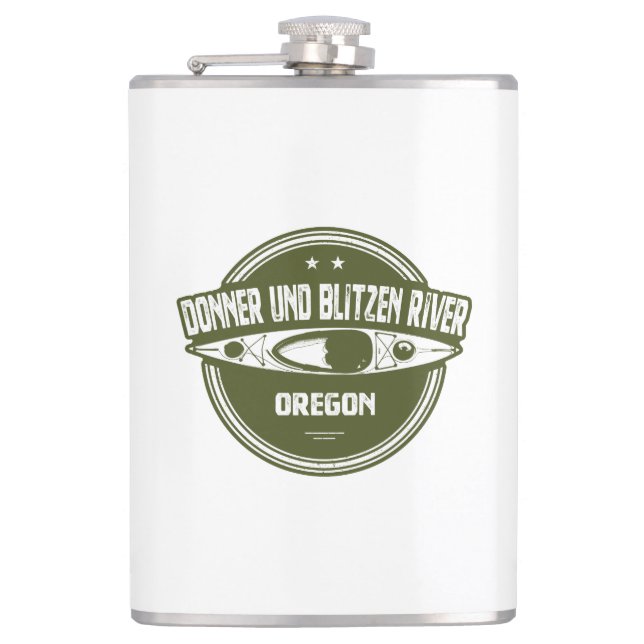 Petaca Donner und Blitzen River Oregon Kayaking (Anverso)