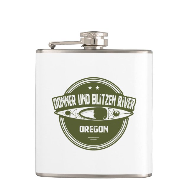 Petaca Donner und Blitzen River Oregon Kayaking (Anverso)