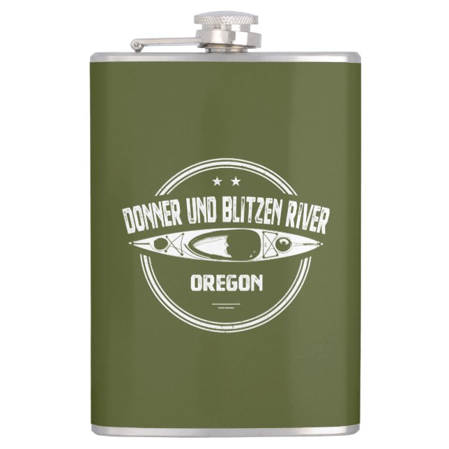 Petaca Donner und Blitzen River Oregon Kayaking (Anverso)
