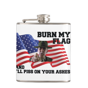 Petaca Don't burn my flag