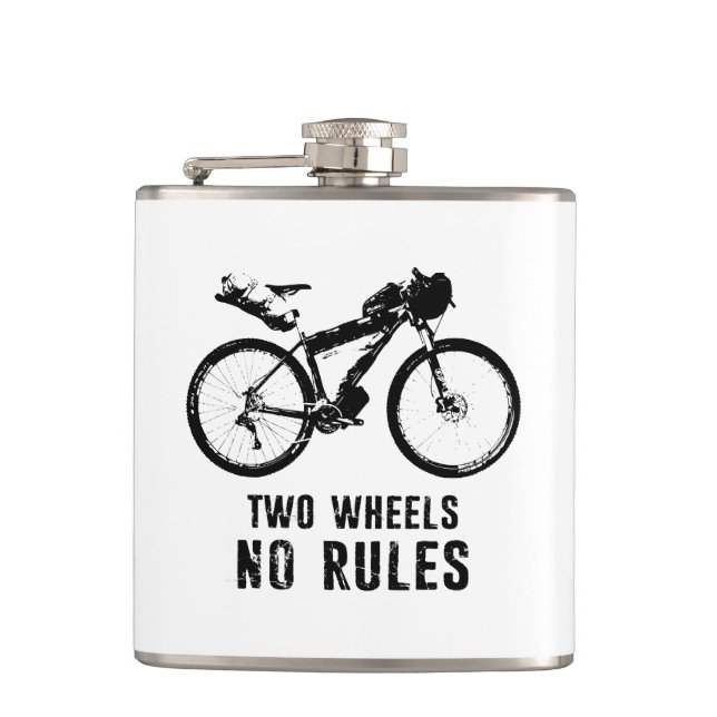 Petaca Dos ruedas sin reglas Bikepacking (Anverso)