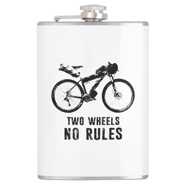 Petaca Dos ruedas sin reglas Bikepacking (Anverso)