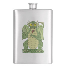 Petaca Dragón verde lindo