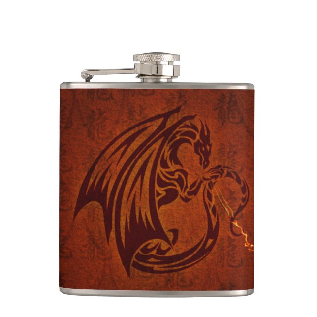 Petaca Dragon Vinyl Wraped Flask (Anverso)