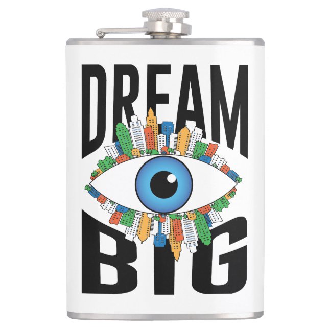 Petaca Dream Big (Anverso)