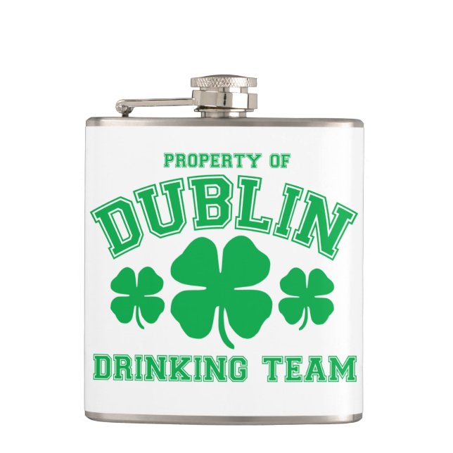 Petaca Dublin Drinking Team (Anverso)