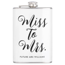 Petaca Ducha de novia de señorita a señora moderna