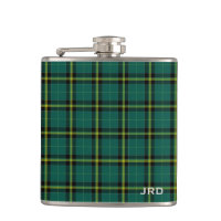 Duffy Tartan Monogram Placa Verde Brillante