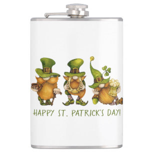 Petaca Dulces gnomos irlandeses Feliz día de San Patricio