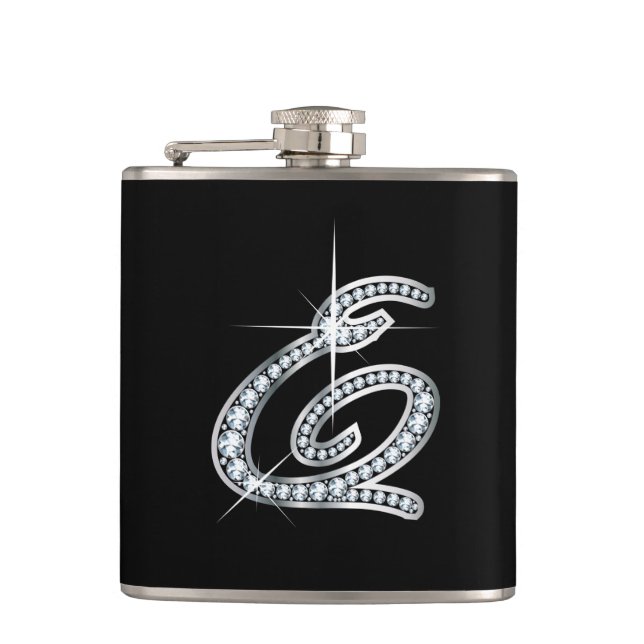Petaca E Script "Diamond Bling" Flask (Anverso)