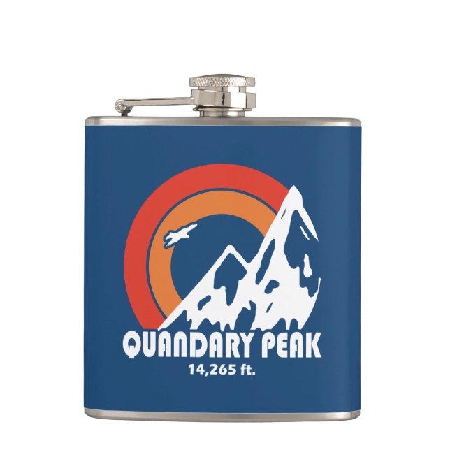 Petaca Eagle Sun Quandary Peak (Anverso)
