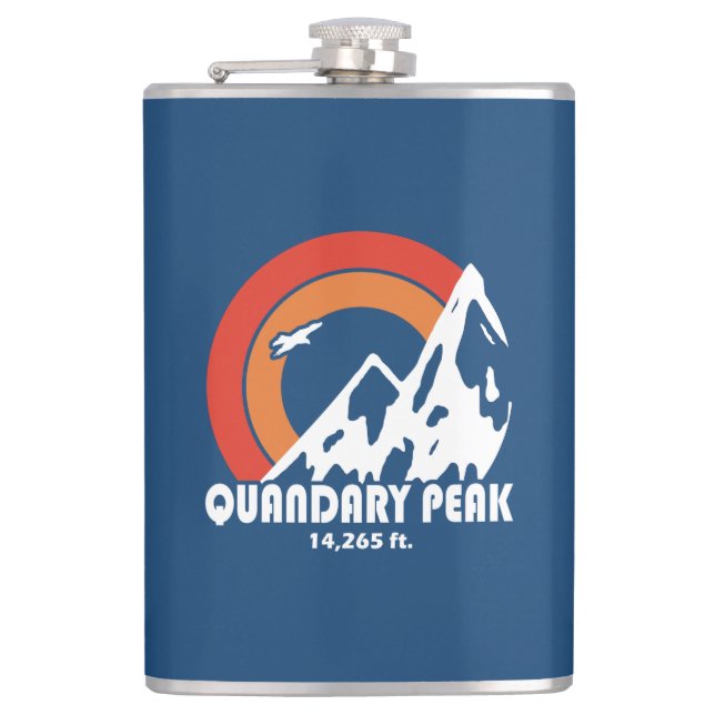 Petaca Eagle Sun Quandary Peak (Anverso)