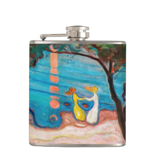 Petaca Edvard Munch - Baile en la playa