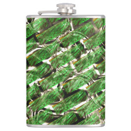 Petaca ¿Efecto de pared verde claro y burbujas blancas?