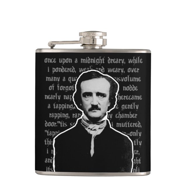 Petaca Egar Allan Poe Flask (Anverso)