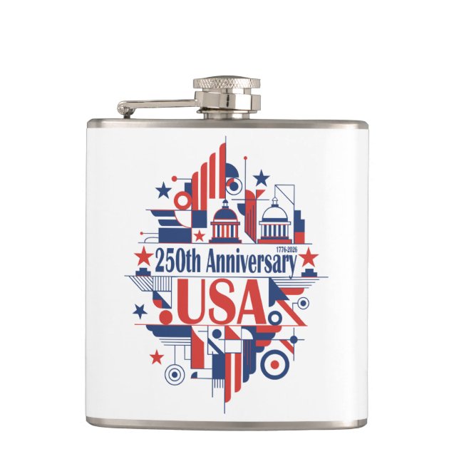 Petaca El 250 aniversario de Estados Unidos (Anverso)