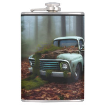 El arte digital de los camiones abandonados