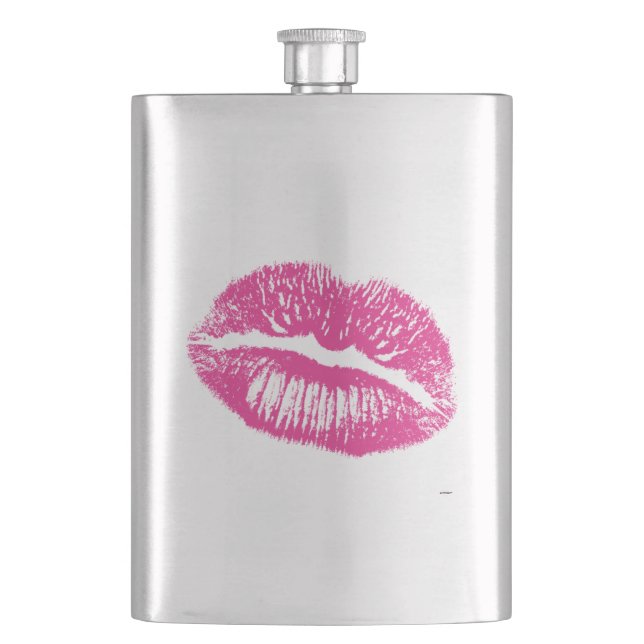 Petaca El beso, los labios rosas (Anverso)