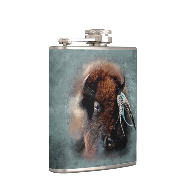 Petaca El Bison - Flask (Derecha)