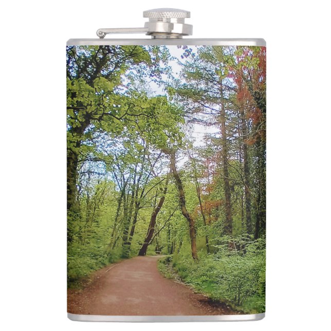 Petaca El camino en el bosque (Anverso)