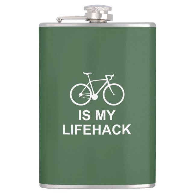 Petaca El Ciclismo Es Mi Lifehack (Anverso)