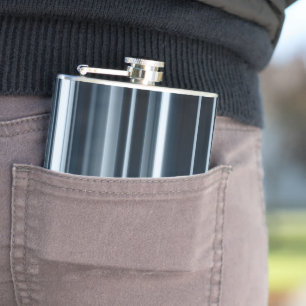 Petaca El código de barras único raya el frasco