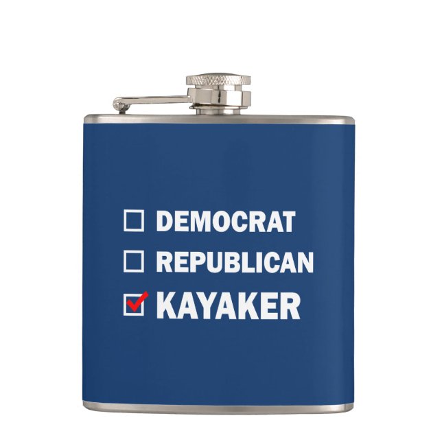 Petaca El demócrata republicano Kayaker (Anverso)