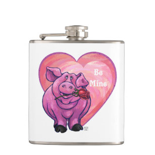 Petaca El día de San Valentín de cerdo