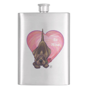 Petaca El día de San Valentín de perro de Hound