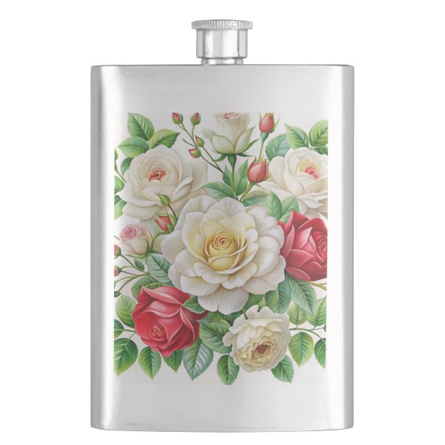 Petaca El encanto de un solo tumblador térmico Rosa (Anverso)