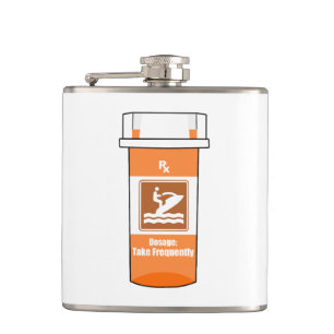 Petaca El esquí a chorro es mi droga