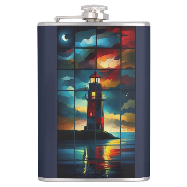 Petaca El faro (Anverso)