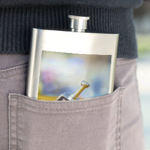 Petaca El feliz Hanukkah de SlipperyJoe girando a cuatro 