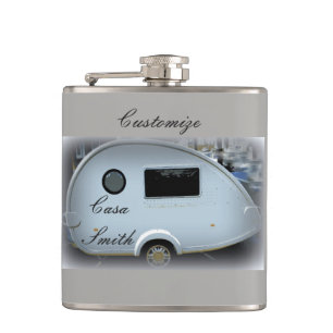 Petaca El glamping feliz de la caravana gitana de la