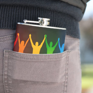 Petaca El grupo de gente de SlipperyJoe tomándose las man