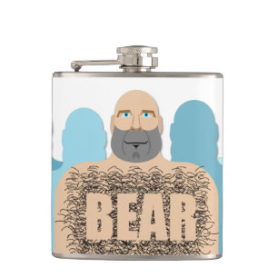 Petaca El hombre oso calvo musculoso de SlipperyJoe carri