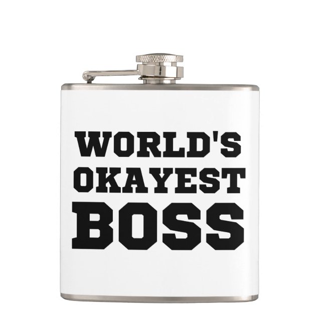 Petaca El jefe más Okayés del mundo (Anverso)