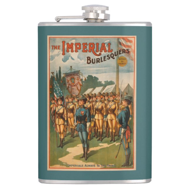 Petaca El juego femenino imperial de los soldados de (Anverso)