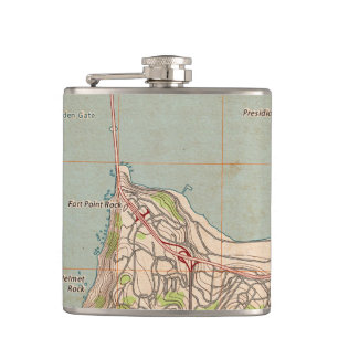 Petaca El mapa topográfico de la Puerta de Oro